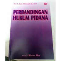 Image of Perbandingan hukum pidana