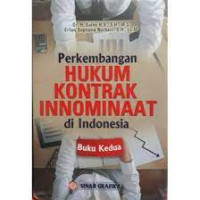 Image of Perkembangan Hukum Kontrak Innominaat Di Indonesia