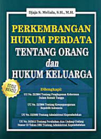 Image of PERKEMBANGAN HUKUM PERDATA TENTANG ORANG DAN HUKUM KELUARGA